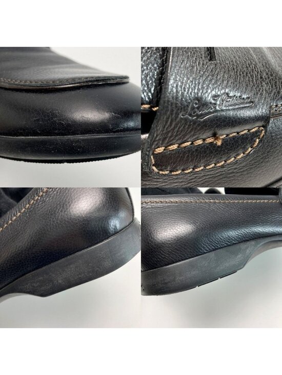 Louis Vuitton Loafers 61⁄2 Black Leather Business Shoes main image 8